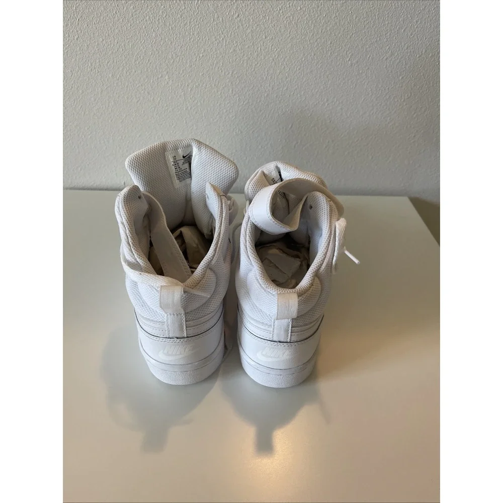 Nike Court Borough Mid 2 (GS) White Kid's Sneakers - Size 7Y CD7782-100